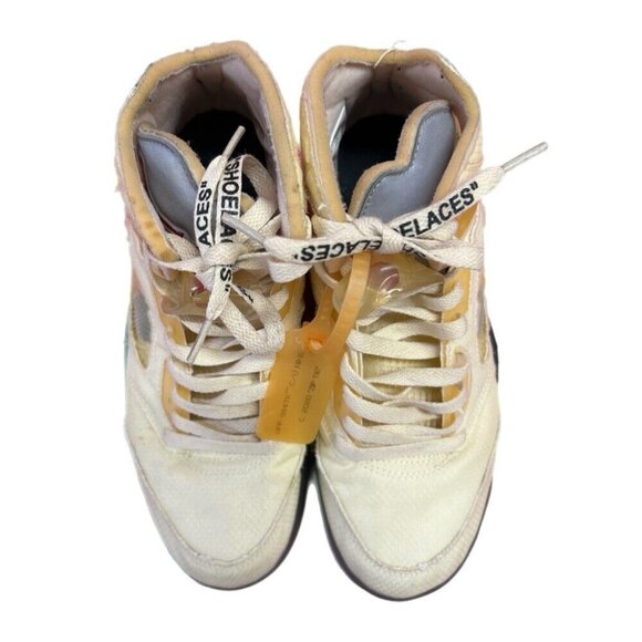 Nike Air Jordan 5 Retro Off-White Mid Sail Sneakers Shoes SIZE 7 DH8565-100